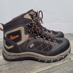 Danner Men's Trailtrek 4.5"  Brown/orange Hiking Boots Leather Waterproof NWOB